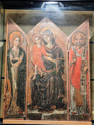 Trittico di Cona a mare all'interno della Cattedrale (foto Alessio Cavallone)