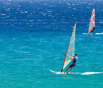 windsurfing